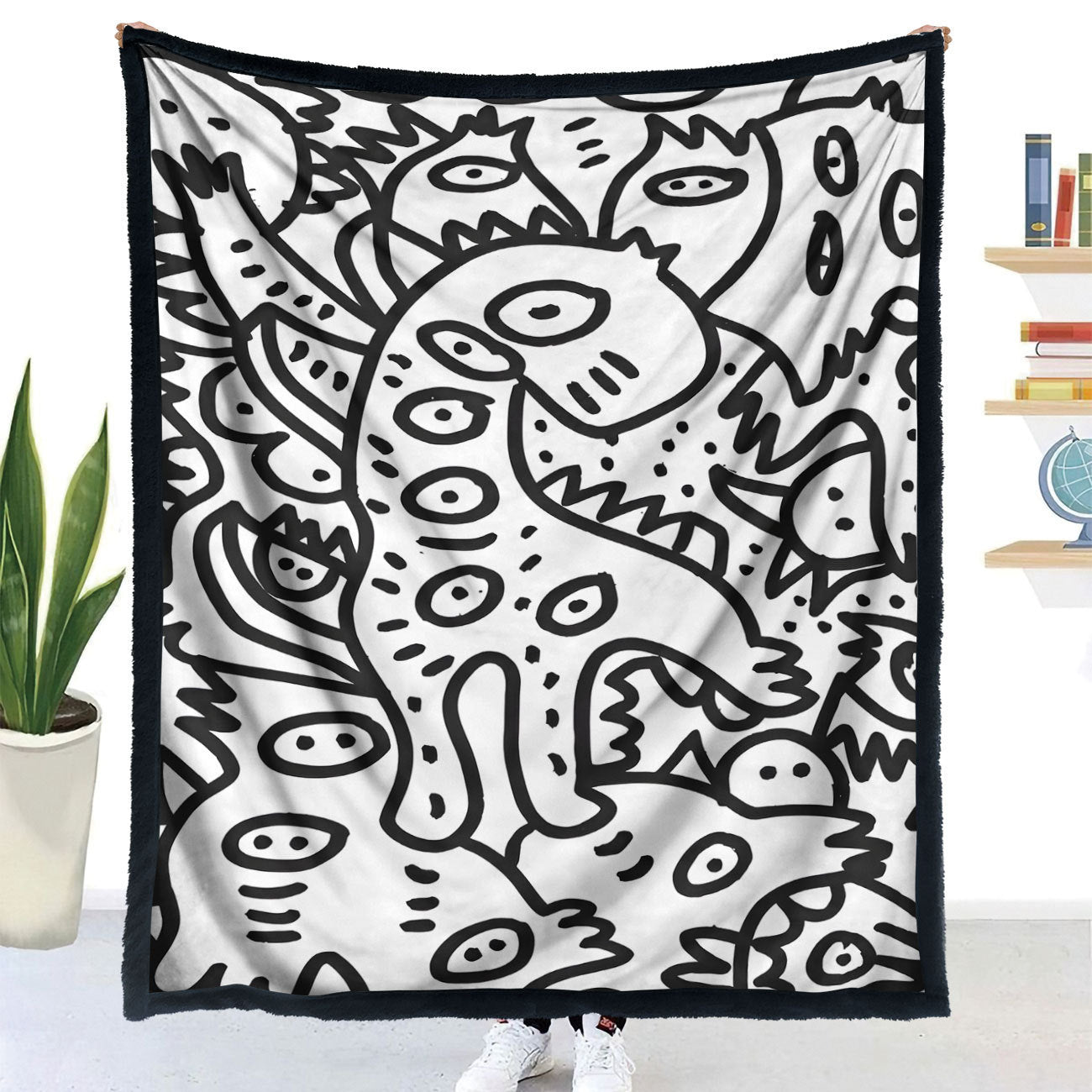 The comfort Coloring Blanket- Your Creative Escape