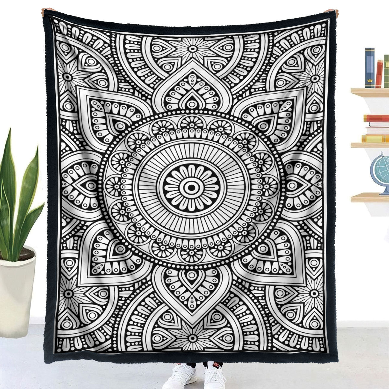 The comfort Coloring Blanket- Your Creative Escape