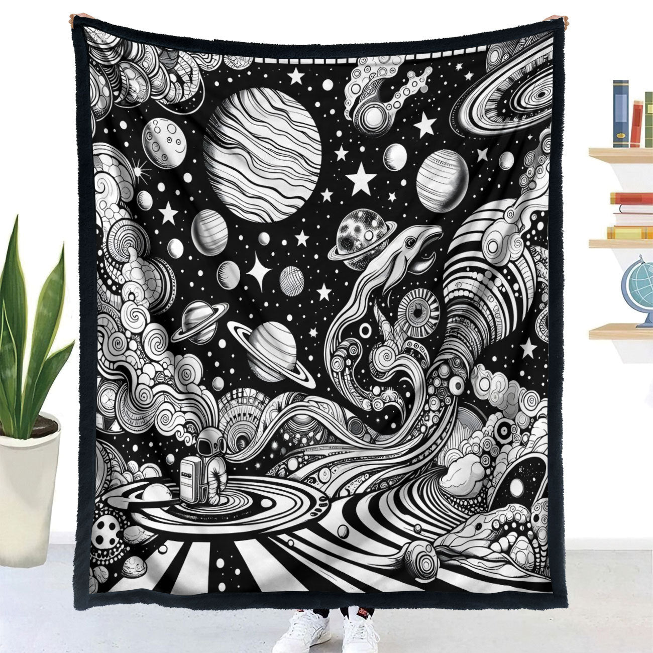 The comfort Coloring Blanket- Your Creative Escape