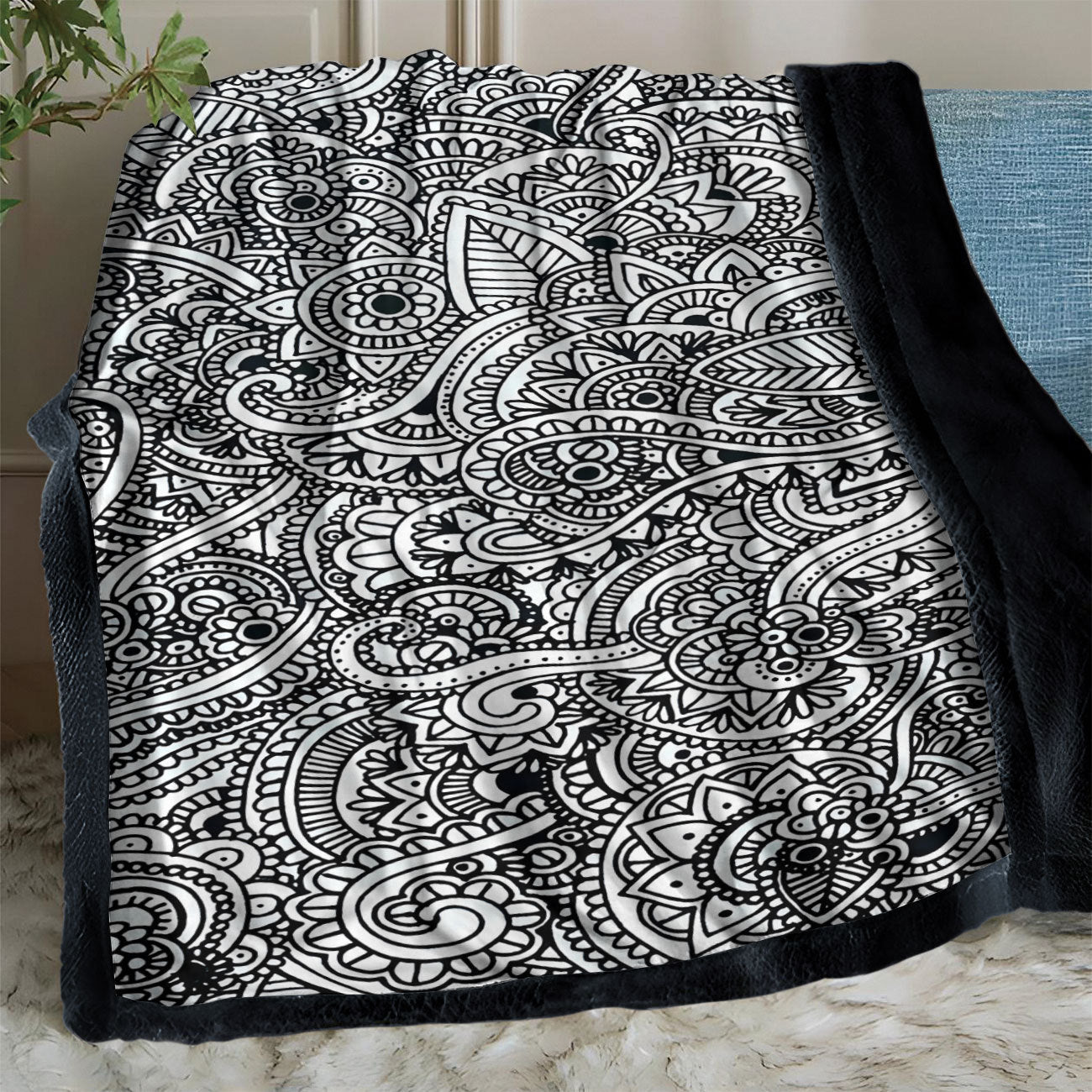 The comfort Coloring Blanket- Your Creative Escape
